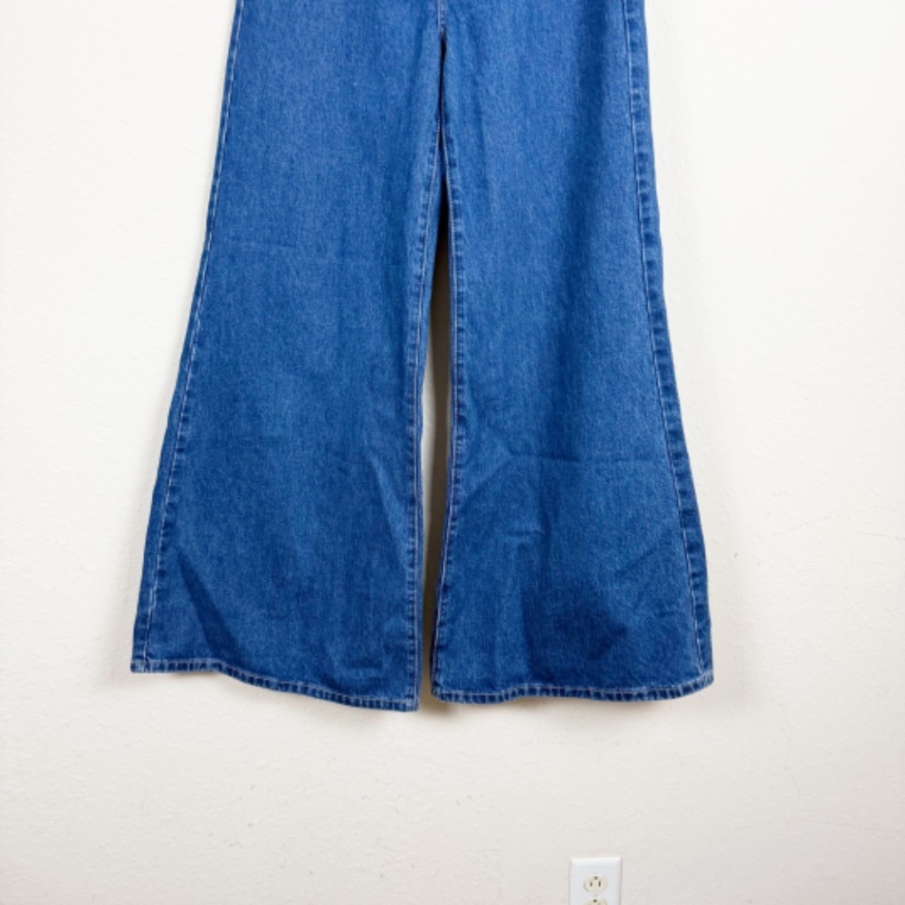 Meshki Blue Flare & Wide Leg Jeans - Picture 3 of 8